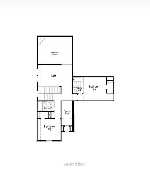 2D floor plan layout for the Redford Plan by Highland Homes in Mosaic: Artisan Series - 50ft. Lots, Prosper, TX (Image 25). 2D floor plan layout for the Redford Plan by Highland Homes in Mosaic: Artisan Series - 50ft. Lots, Prosper, TX (Image 25).