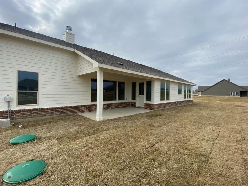 Exterior details and patio area of a home in Hillview Addition, Decatur (Image 3). Exterior details and patio area of a home in Hillview Addition, Decatur (Image 3).