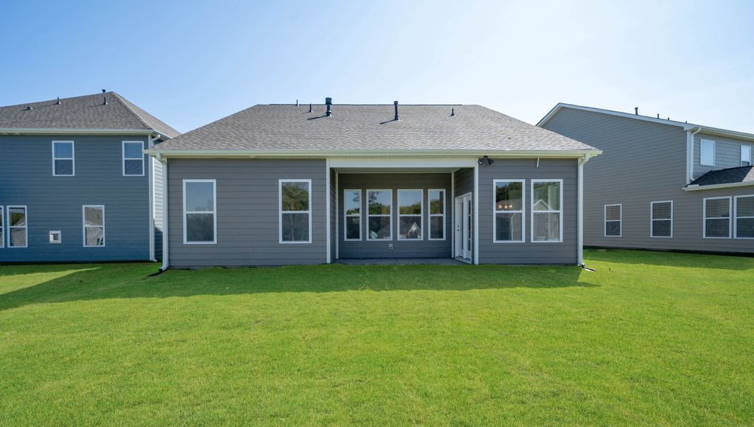 Exterior details and patio area of a home in Adams Glen, Greenville (Image 3). Exterior details and patio area of a home in Adams Glen, Greenville (Image 3).