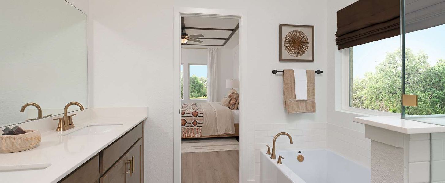 Representative furnished interior of a home built from the Jordan by Ashton Woods in The Wilder, Adkins (Image 13).