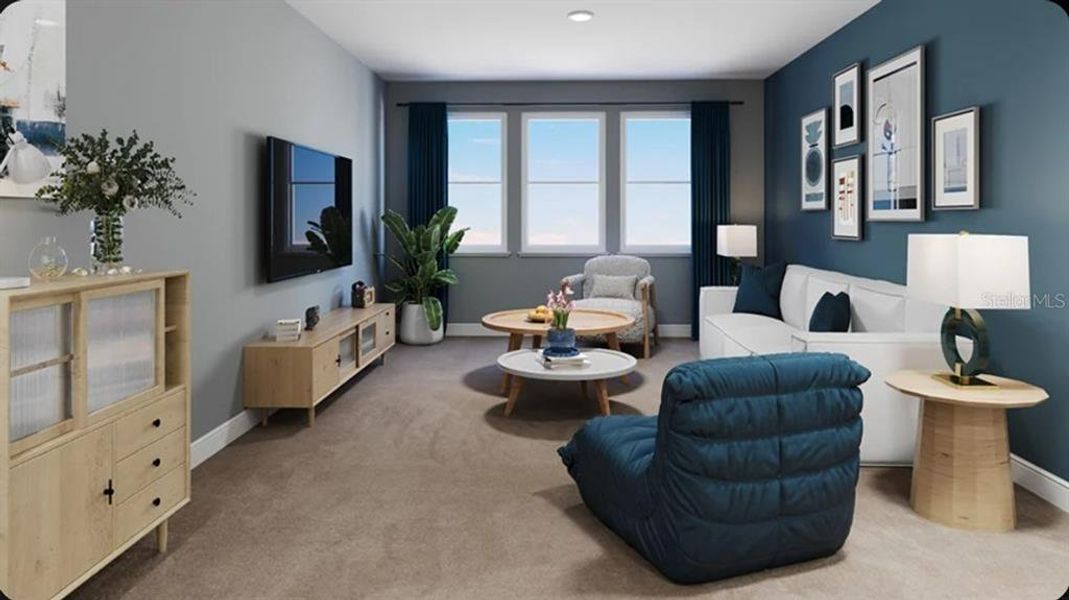 Furnished interior view inside a new home in Skye Ranch Community Group Page, Sarasota (Image 8).