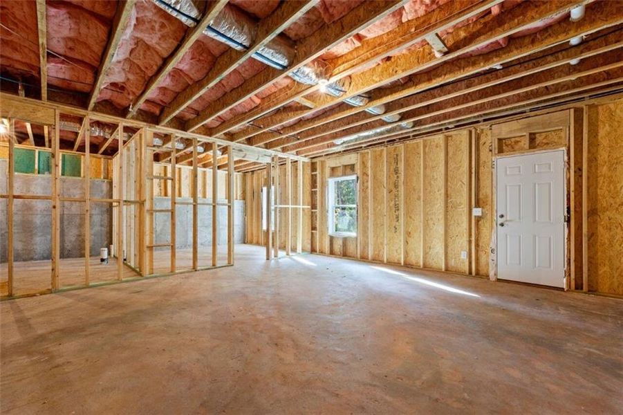 In-progress construction of a new home in Steeplechase, Hoschton, GA (Image 43).