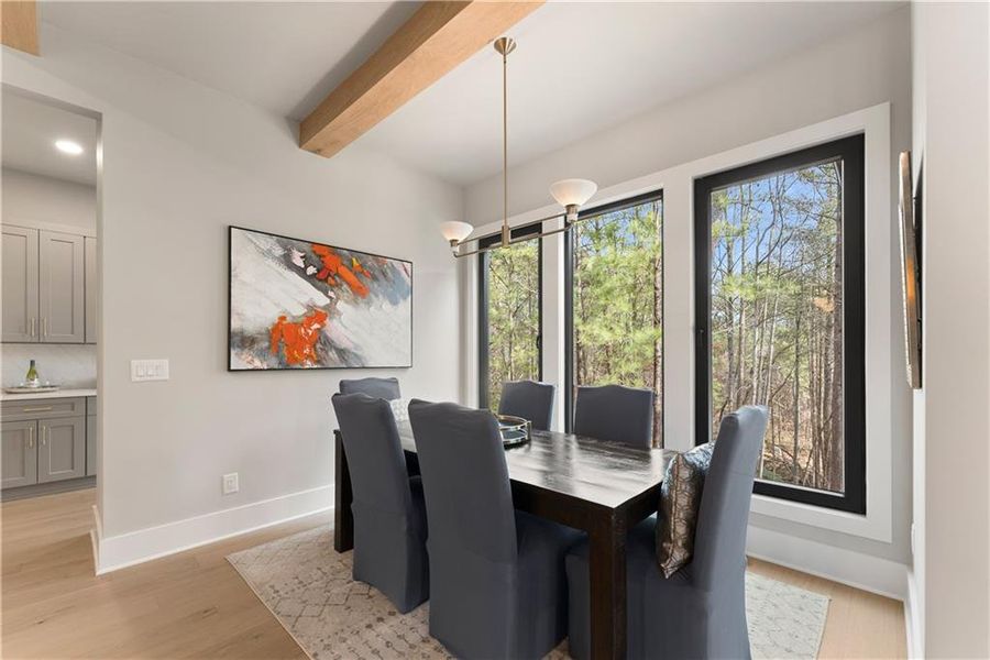 Furnished interior view inside a new home in , Cumming (Image 39).