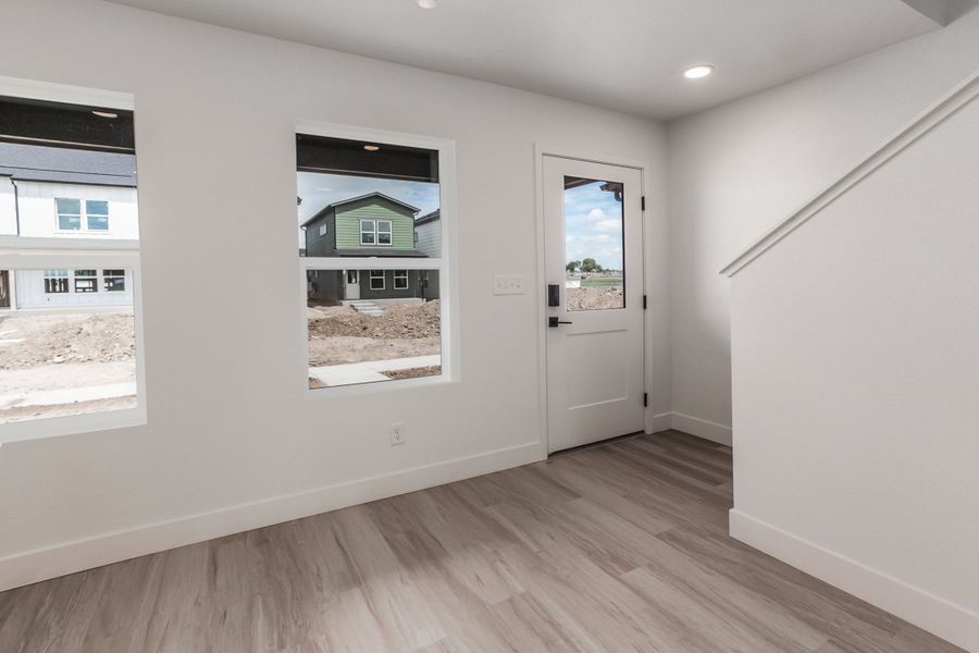 Spacious, unfurnished interior of a new home in Prairie Song, Windsor (Image 35). Spacious, unfurnished interior of a new home in Prairie Song, Windsor (Image 35).