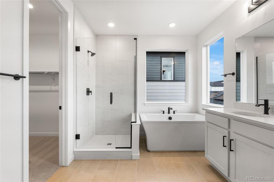 Furnished interior view inside a new home in Sterling Ranch, Littleton (Image 11).