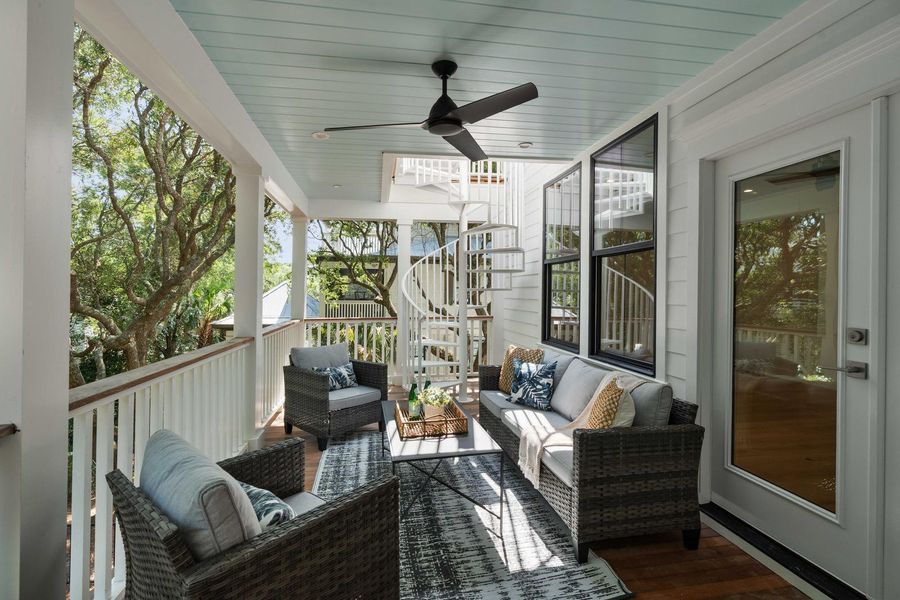 Furnished interior view inside a new home in , Isle Of Palms (Image 13). Furnished interior view inside a new home in , Isle Of Palms (Image 13).