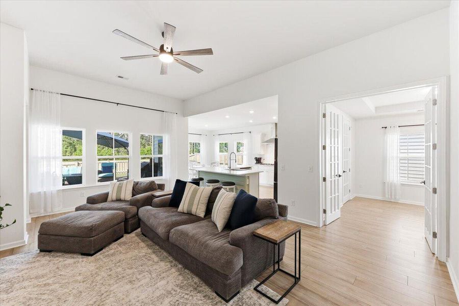 Furnished interior view inside a new home in , Moncks Corner (Image 7). Furnished interior view inside a new home in , Moncks Corner (Image 7).
