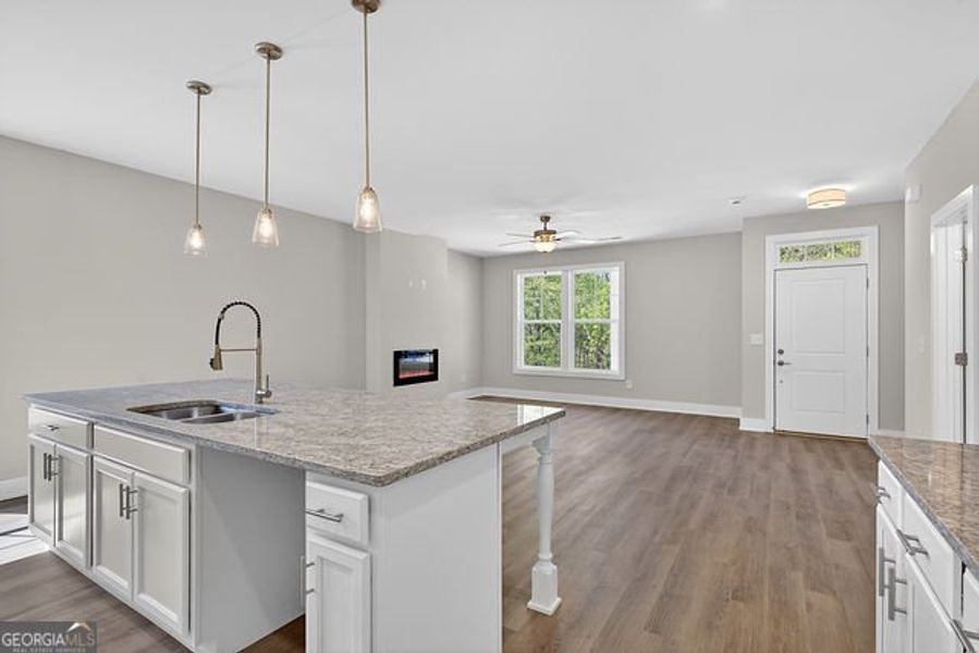 Furnished interior view inside a new home in The Park at Gainesville Township, Gainesville (Image 7).
