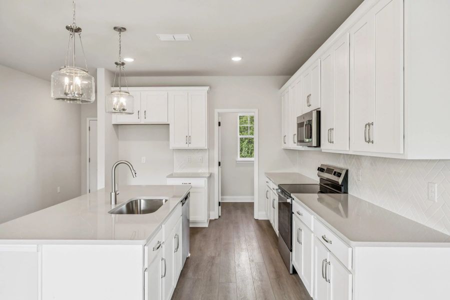 Furnished interior view inside a new home in Ascent at Arbor Ridge, La Vergne (Image 10). Furnished interior view inside a new home in Ascent at Arbor Ridge, La Vergne (Image 10).