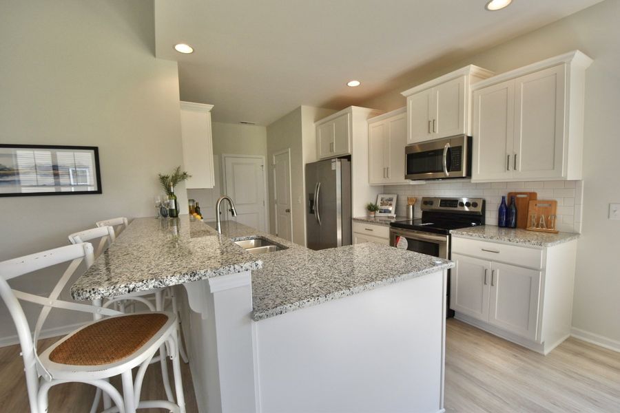 Furnished interior view inside a new home in Parkwood Estates, Leland (Image 7).