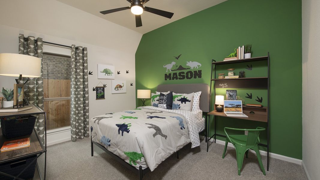 Furnished interior view inside a new home in Sienna, Missouri City (Image 11).