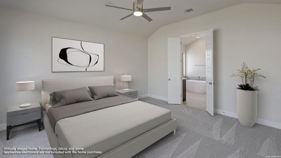 Furnished interior view inside a new home in Esperanza, Boerne (Image 8).
