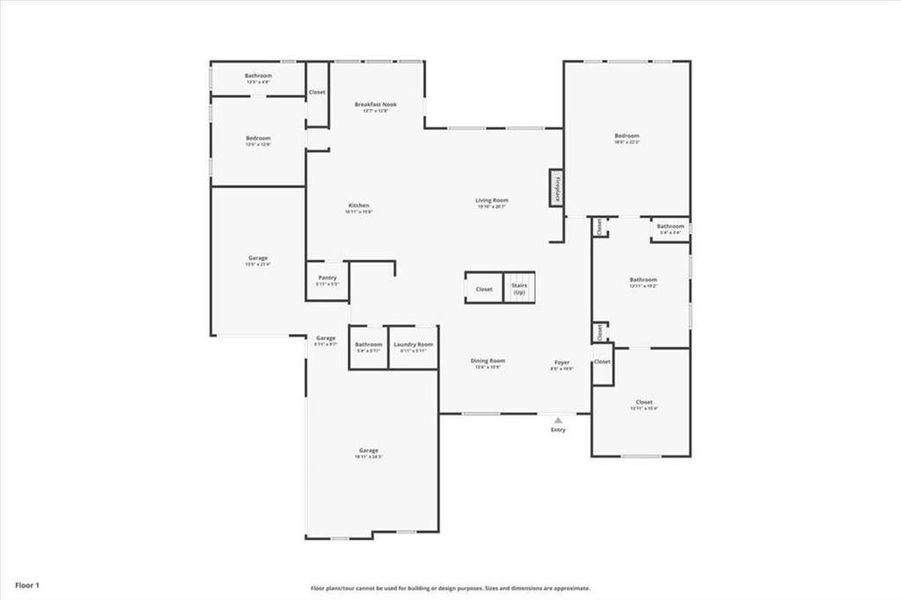 2D floor plan layout of this home in , Hoschton, GA (Image 5).