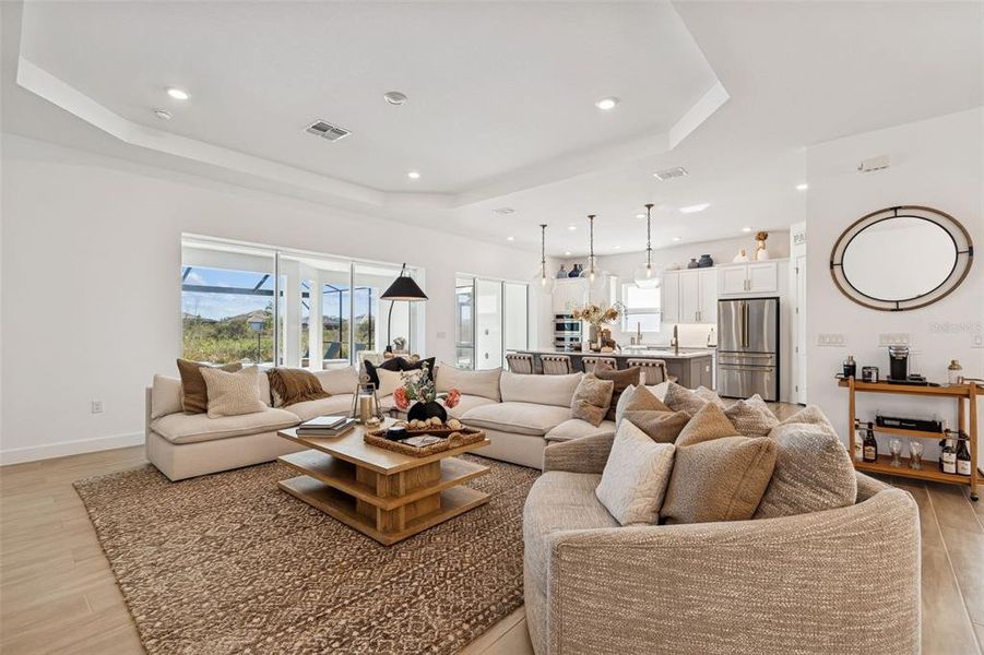 Furnished interior view inside a new home in , Wesley Chapel (Image 11). Furnished interior view inside a new home in , Wesley Chapel (Image 11).