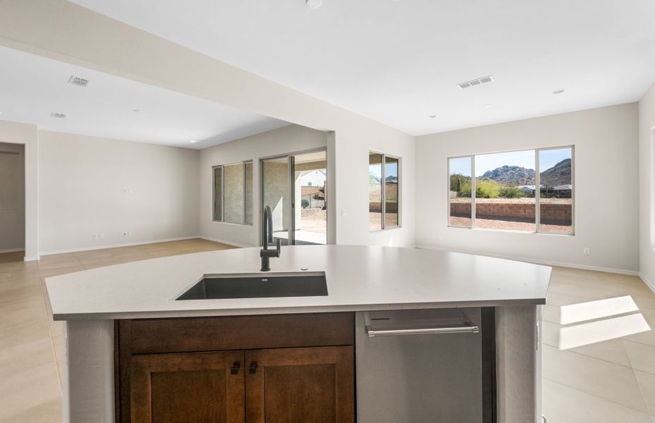 Furnished interior view inside a new home in Sun City Festival, Buckeye (Image 8).