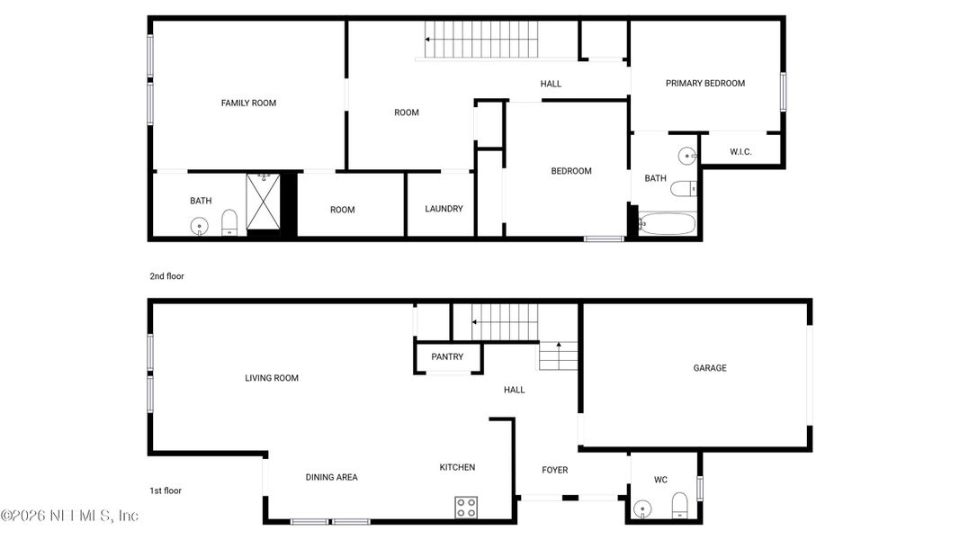 2D floor plan layout of this home in , St. Augustine, FL (Image 5).