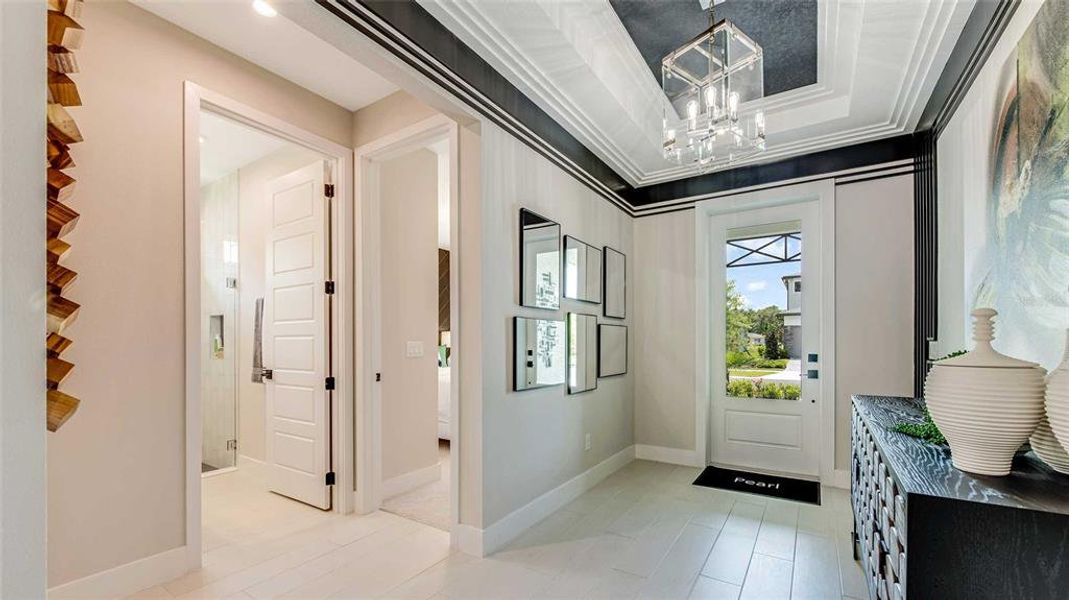 Furnished interior view inside a new home in Cresswind DeLand, Deland (Image 6).