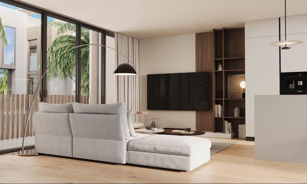 Furnished interior view inside a new home in , Fort Lauderdale (Image 10).