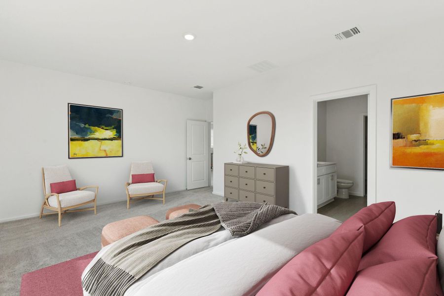 Furnished interior view inside a new home in Windcress, Baytown (Image 14).