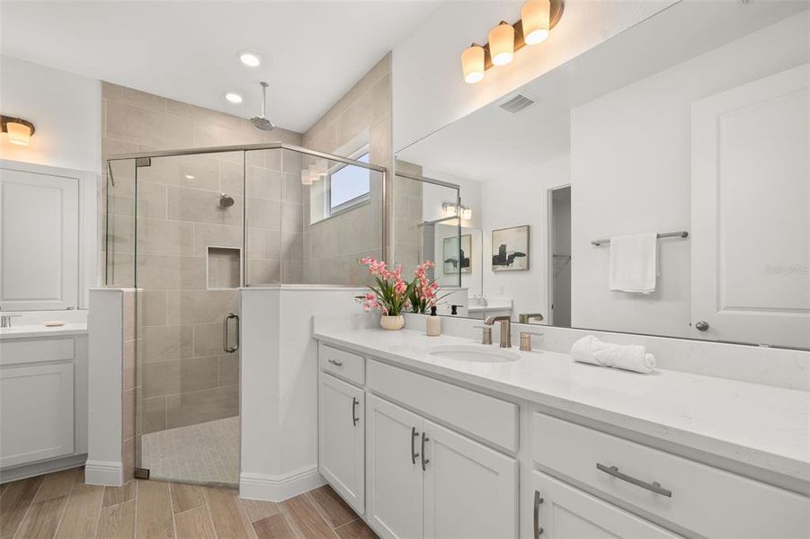Furnished interior view inside a new home in Green Key Village, Lady Lake (Image 7).