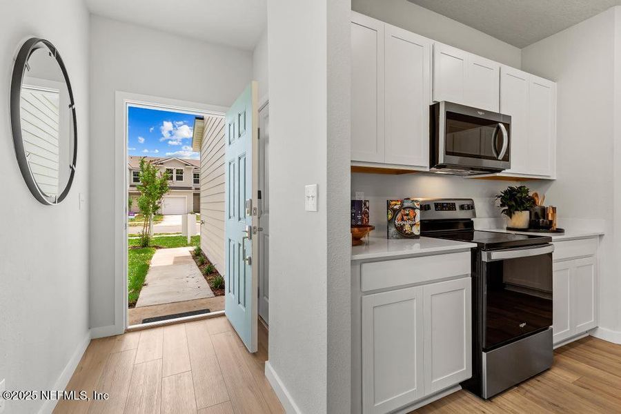 Furnished interior view inside a new home in , Jacksonville (Image 39).