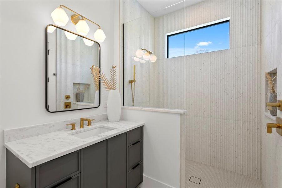 Furnished interior view inside a new home in , Tampa (Image 47). Furnished interior view inside a new home in , Tampa (Image 47).