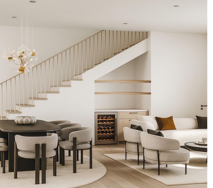 Furnished interior view inside a new home in , Austin (Image 8). Furnished interior view inside a new home in , Austin (Image 8).