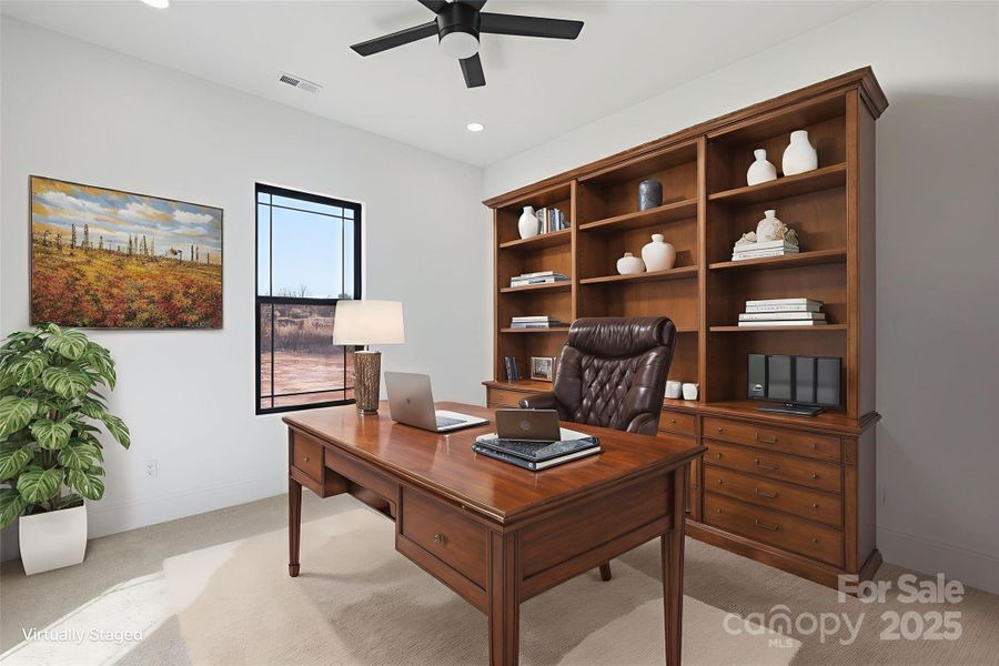 Bedroom/Home Office Staged Bedroom/Home Office Staged