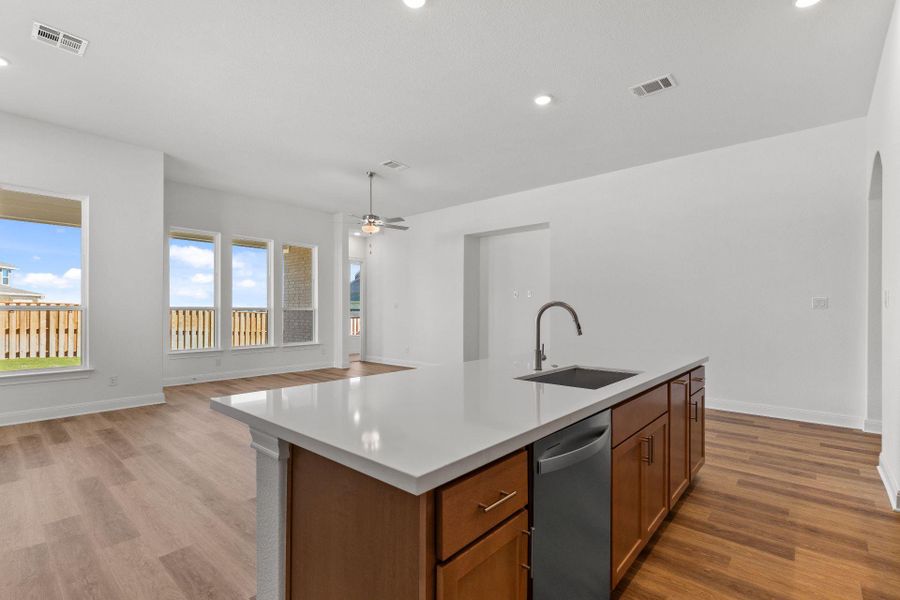 Open concept floorplan