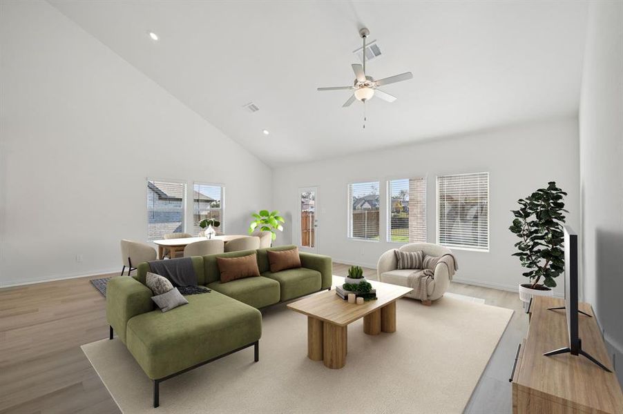 Photo is not of the actual home, but is an inspirational photo of builder’s model home and may depict options, furnishings, and/or decorator features that are not included.
