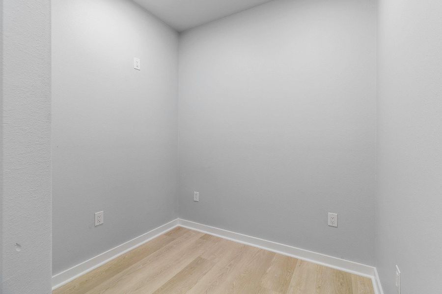 Office off of master bedroom. Office off of master bedroom.