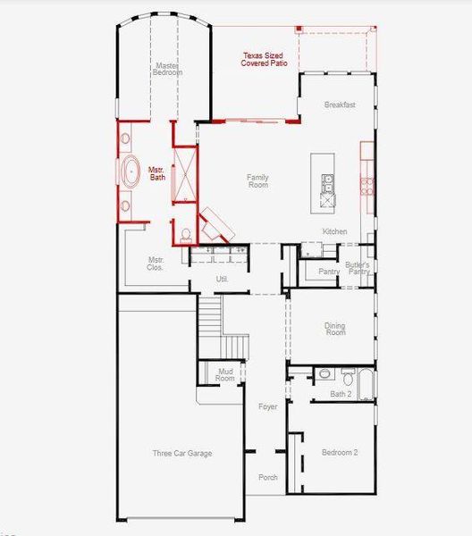 2D floor plan layout of this home in Wildtree, Montgomery, TX (Image 2). 2D floor plan layout of this home in Wildtree, Montgomery, TX (Image 2).