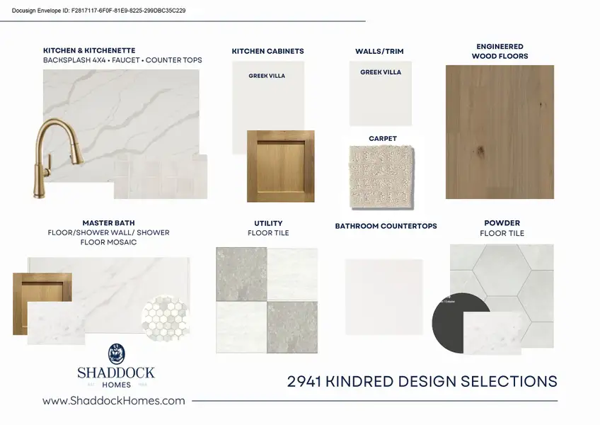 Sample of building materials used in homes in Hilltop Ranch, Leander (Image 3). Sample of building materials used in homes in Hilltop Ranch, Leander (Image 3).