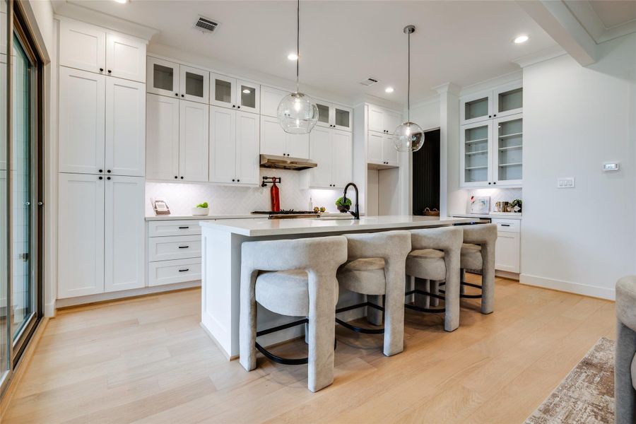 Furnished interior view inside a new home in , Houston (Image 10).