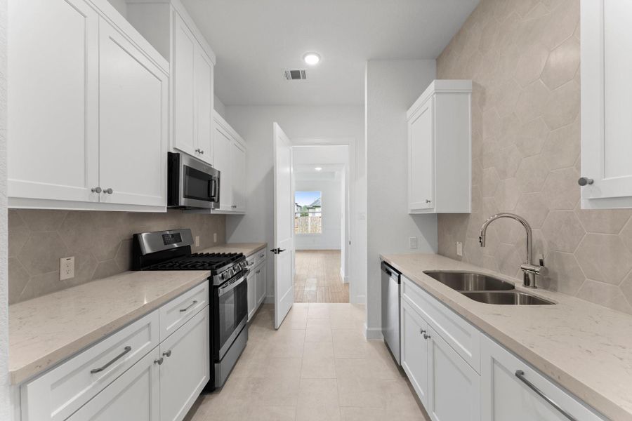 Furnished interior view inside a new home in , Spring (Image 10).