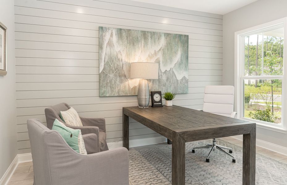 Furnished interior view inside a new home in Midpoint at New Riverside, Bluffton (Image 19).