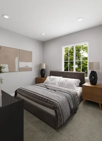 Furnished interior view inside a new home in Trailstone, Arvada (Image 22).