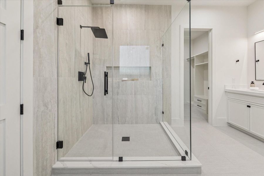 Furnished interior view inside a new home in , Houston (Image 18).