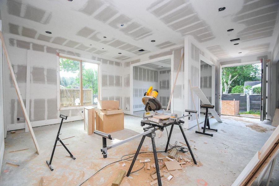 In-progress construction of a new home in , Houston, TX (Image 17).