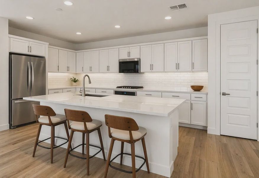 Kitchen Virtually Staged - 7 of 13