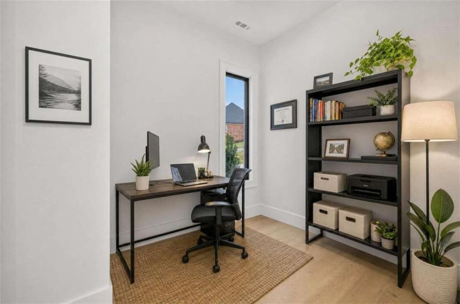 Furnished interior view inside a new home in , Hoschton (Image 43).