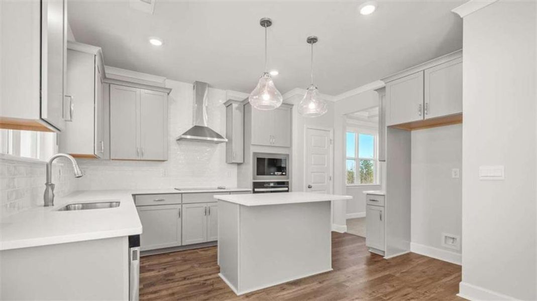 Furnished interior view inside a new home in Evergreen Crossing, Locust Grove (Image 3).