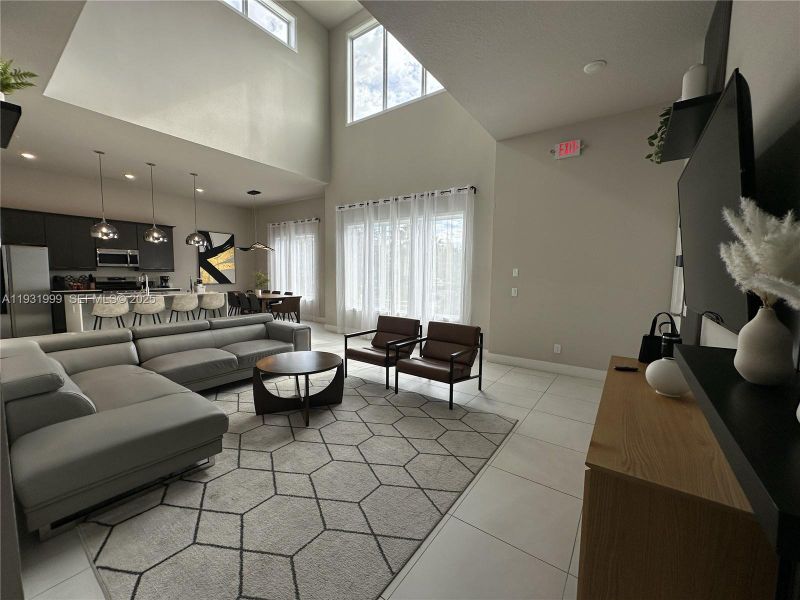 Furnished interior view inside a new home in , Kissimmee (Image 11).