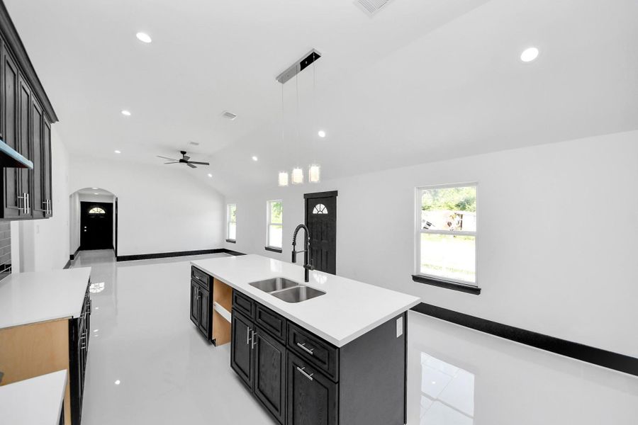 Furnished interior view inside a new home in , Splendora (Image 9).