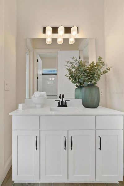 Furnished interior view inside a new home in Eden Preserve, Altamonte Springs (Image 20).