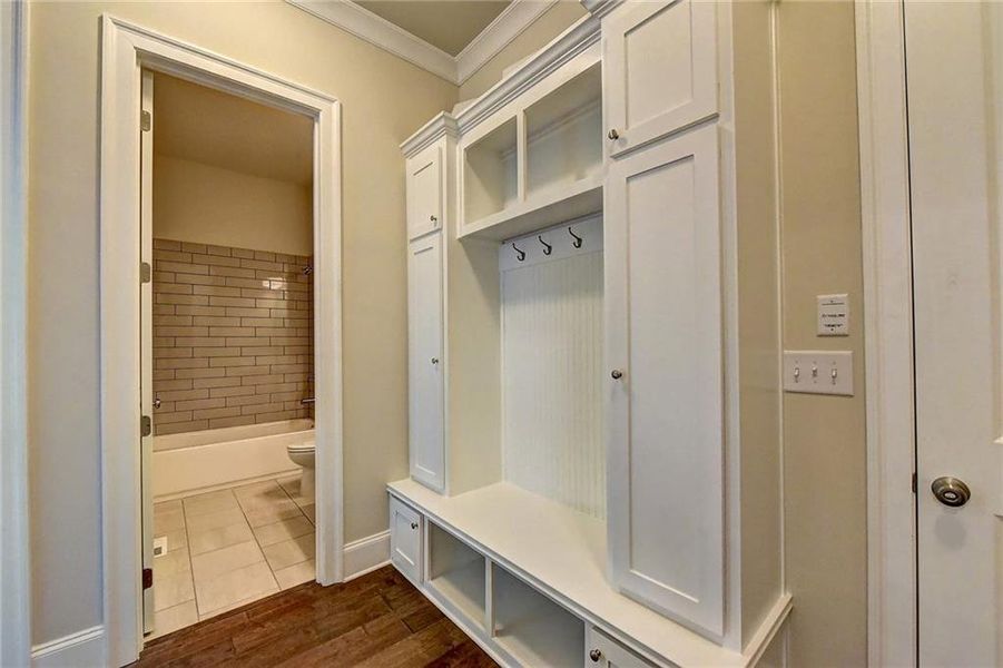 Furnished interior view inside a new home in Bellmoore Park, Duluth (Image 45).