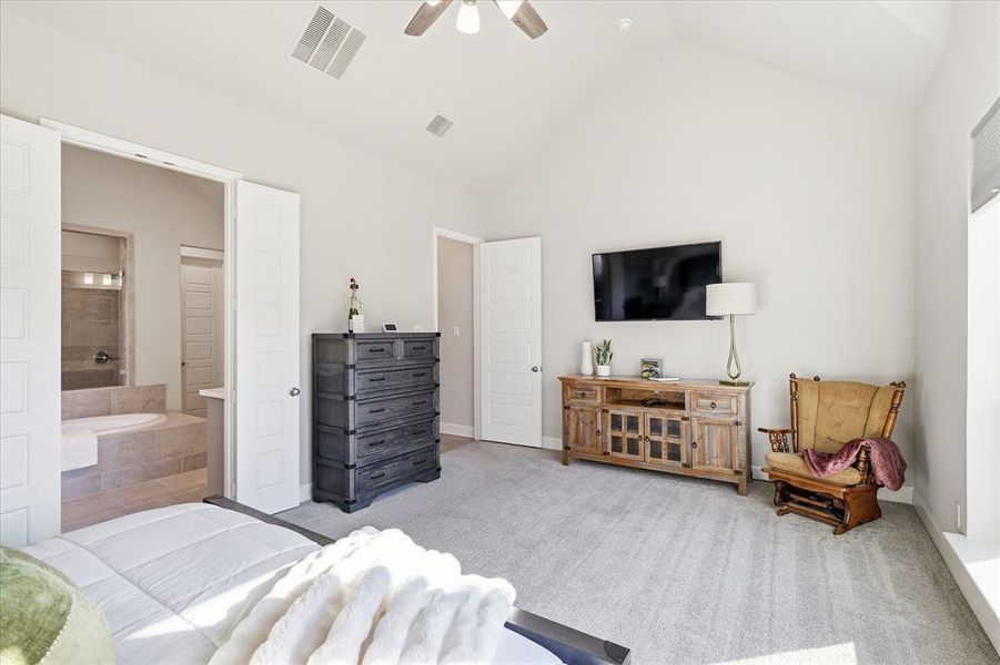 Furnished interior view inside a new home in Watercress 65', Haslet (Image 16). Furnished interior view inside a new home in Watercress 65', Haslet (Image 16).