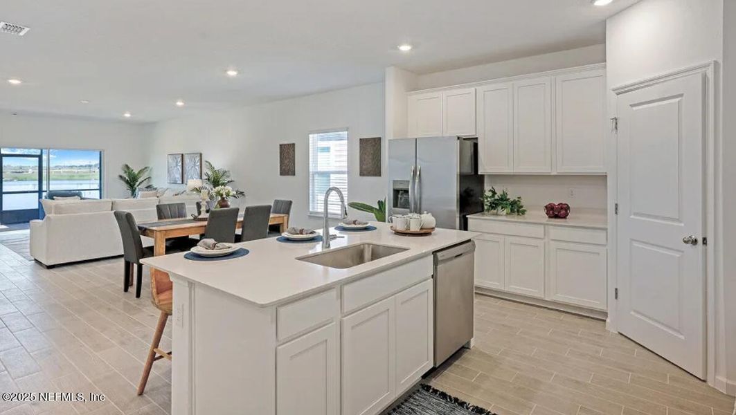 Furnished interior view inside a new home in Trailmark, St. Augustine (Image 13).
