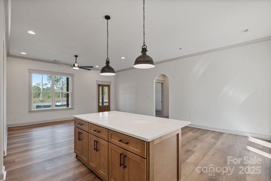 Furnished interior view inside a new home in , Clover (Image 15). Furnished interior view inside a new home in , Clover (Image 15).