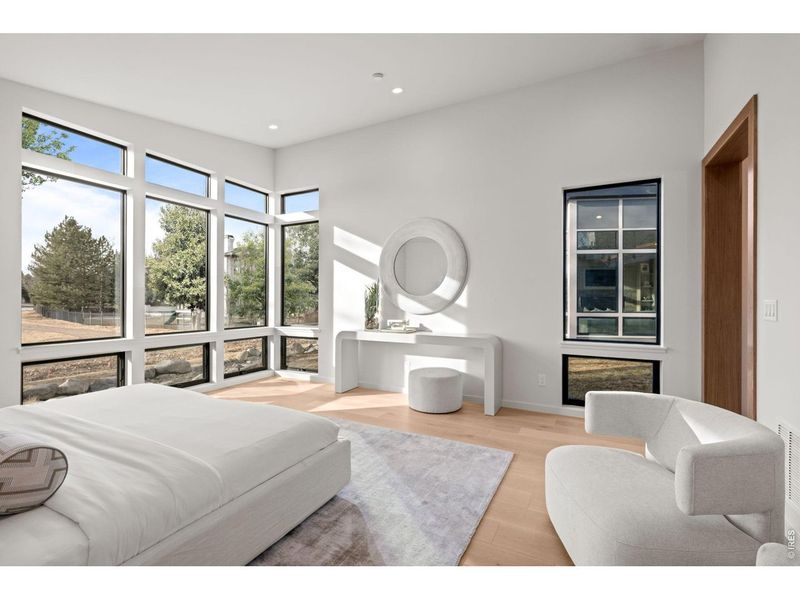 Furnished interior view inside a new home in , Cherry Hills Village (Image 15). Furnished interior view inside a new home in , Cherry Hills Village (Image 15).